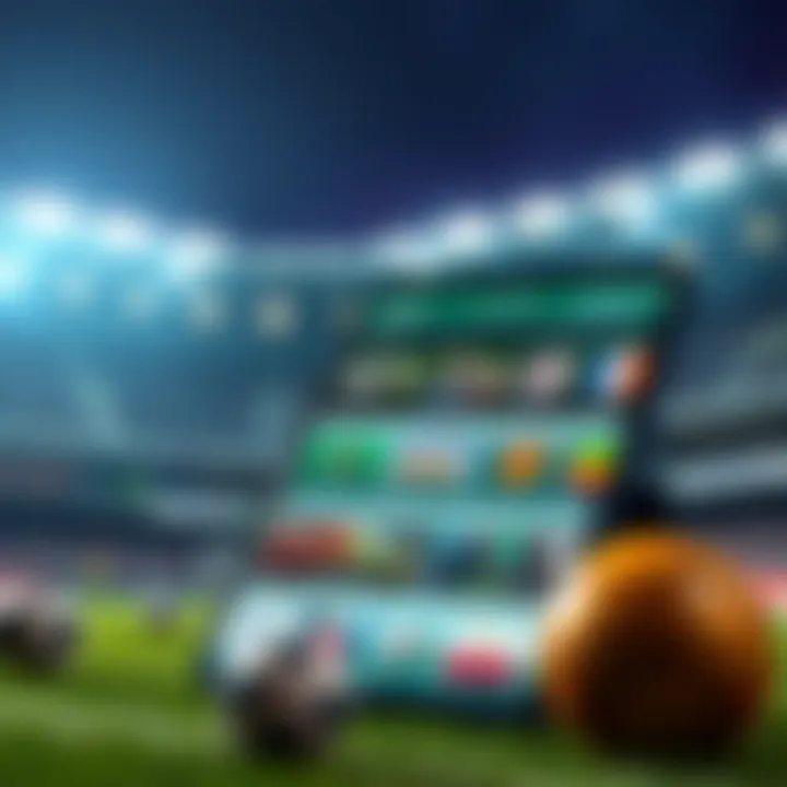 Diverse sports options available on the Unibet Sportsbook app