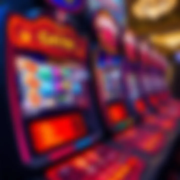 Close-up of a rewards game interface highlighting features