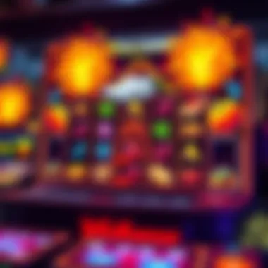 An engaging interface showcasing a volcano slot game in action