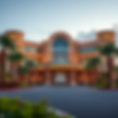 Exterior view of Wind Creek Casino showcasing its architectural design