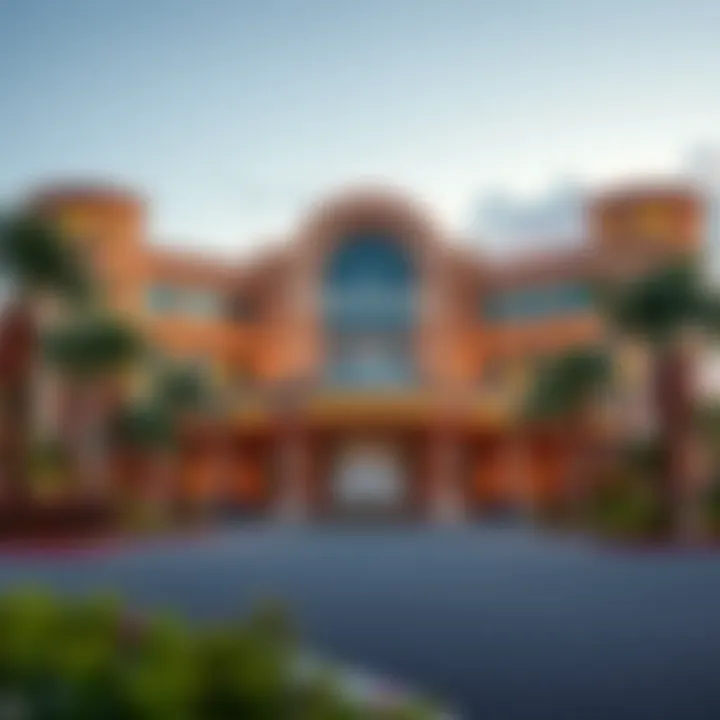 Exterior view of Wind Creek Casino showcasing its architectural design