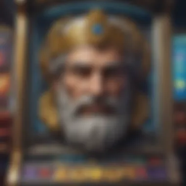 Zeus Slot Machine Graphics Visual representation of Zeus slot machine featuring vibrant graphics and symbols