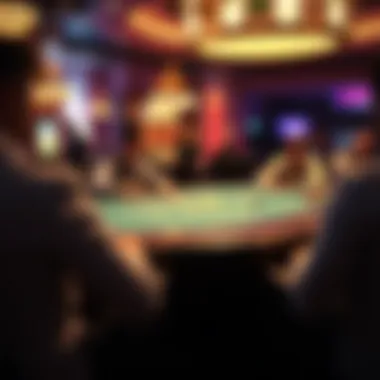 Screenshot of Zynga Poker gameplay showing table action